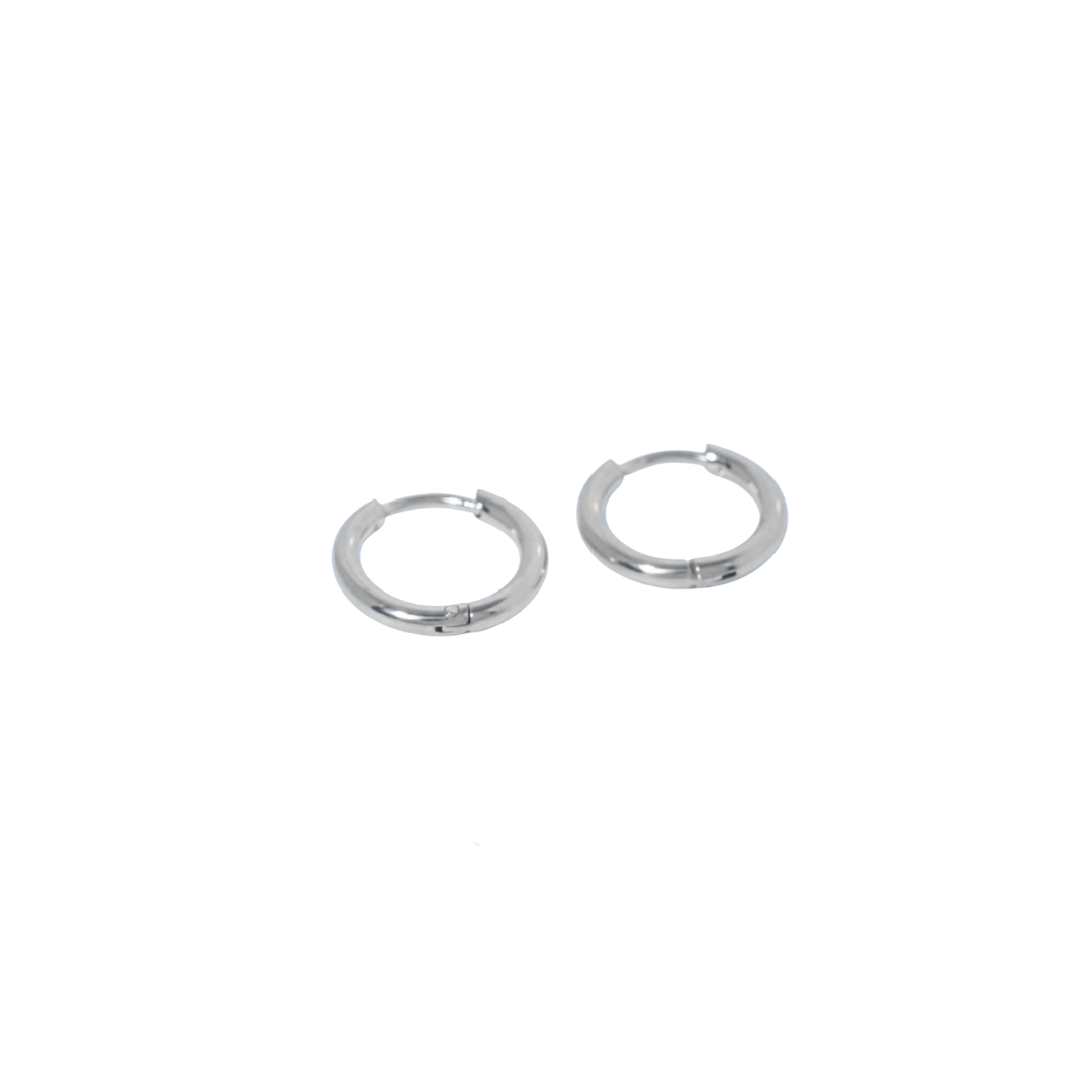 Mini hoops silver