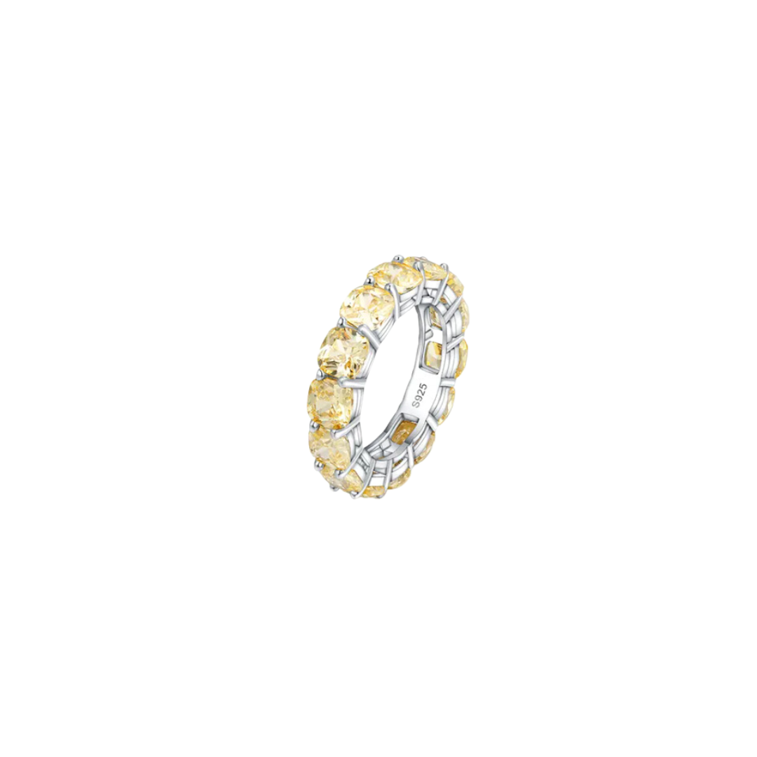 Yellow eternity band