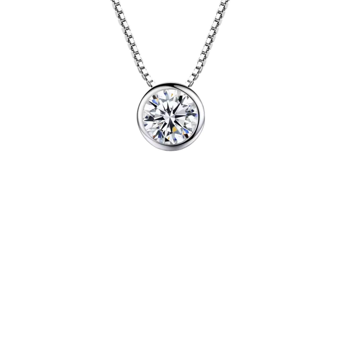 Silver Crystal Necklace