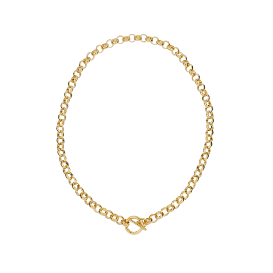 Rolo brooch necklace