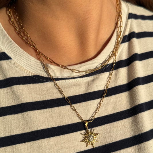 Double Sun Necklace
