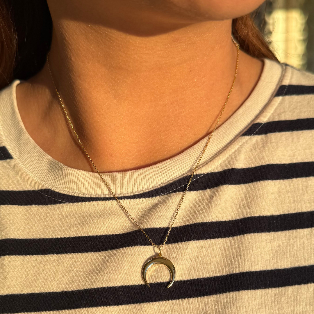 Golden Moon Necklace