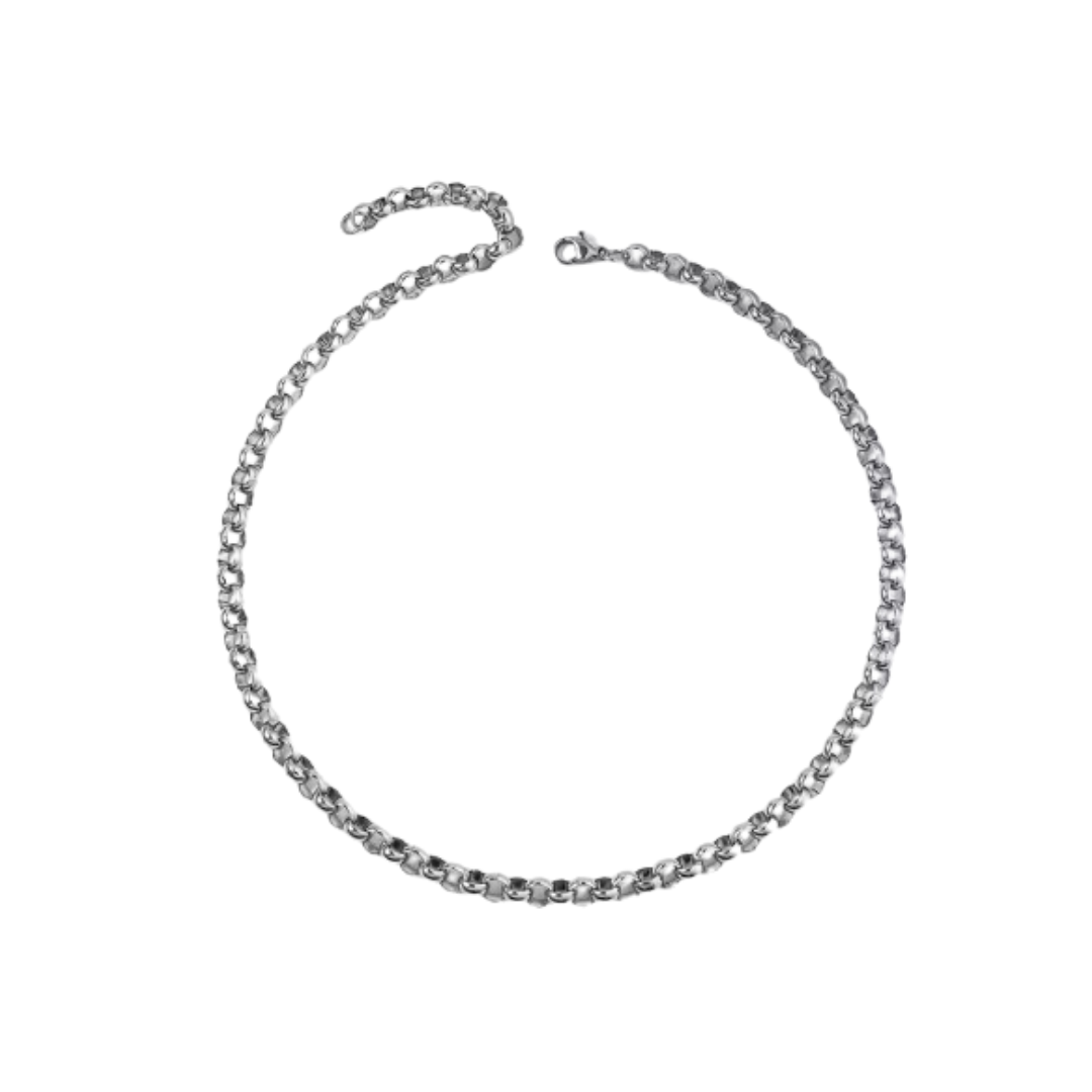 Necklace silver rolo