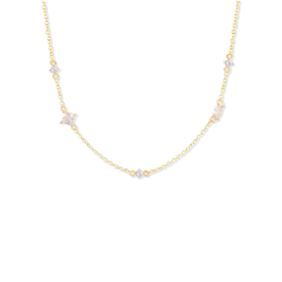 Clear Figure Necklace