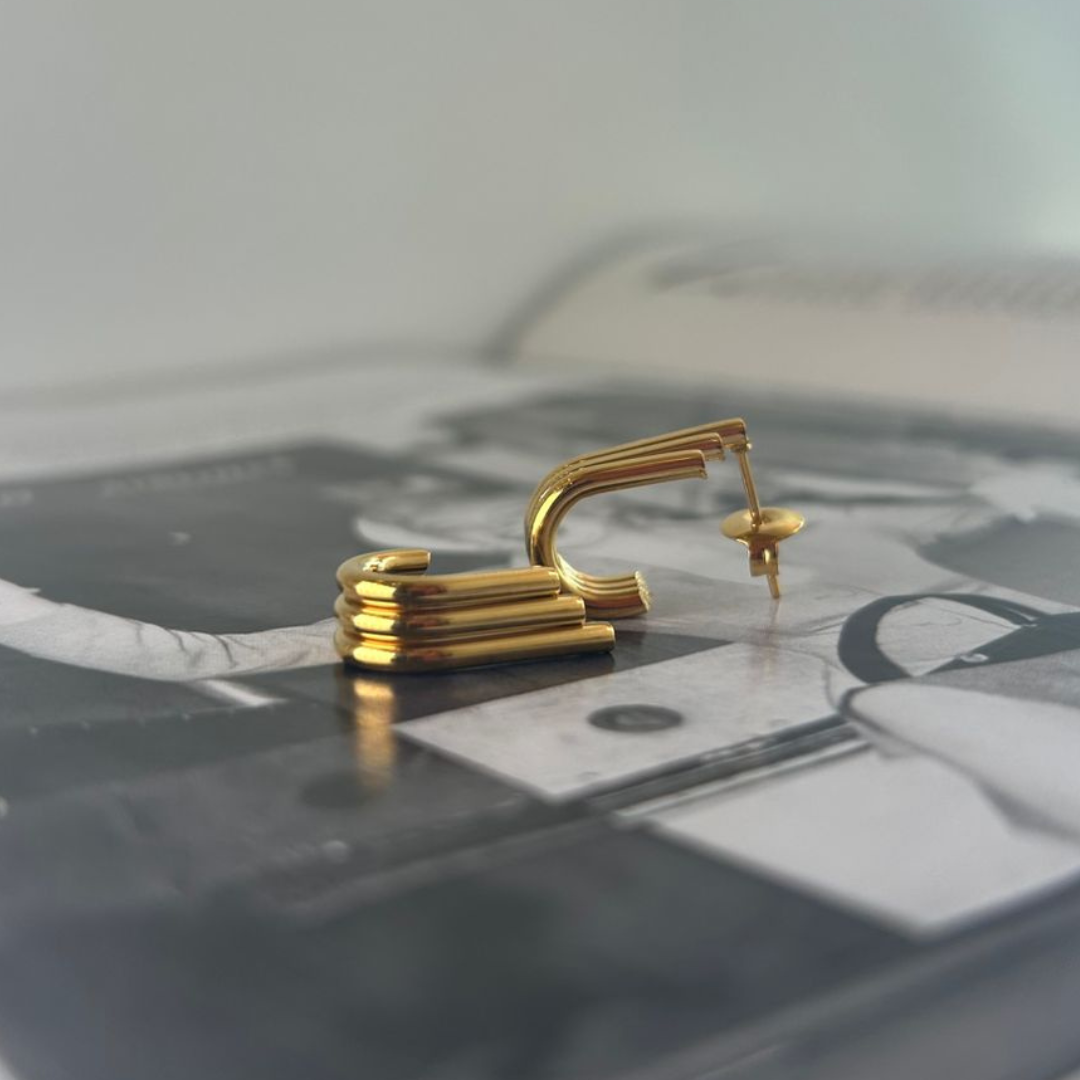 Gayta gold earrings