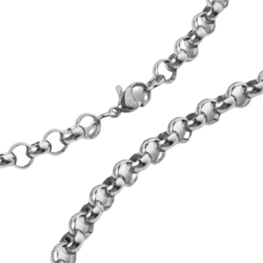 Necklace silver rolo