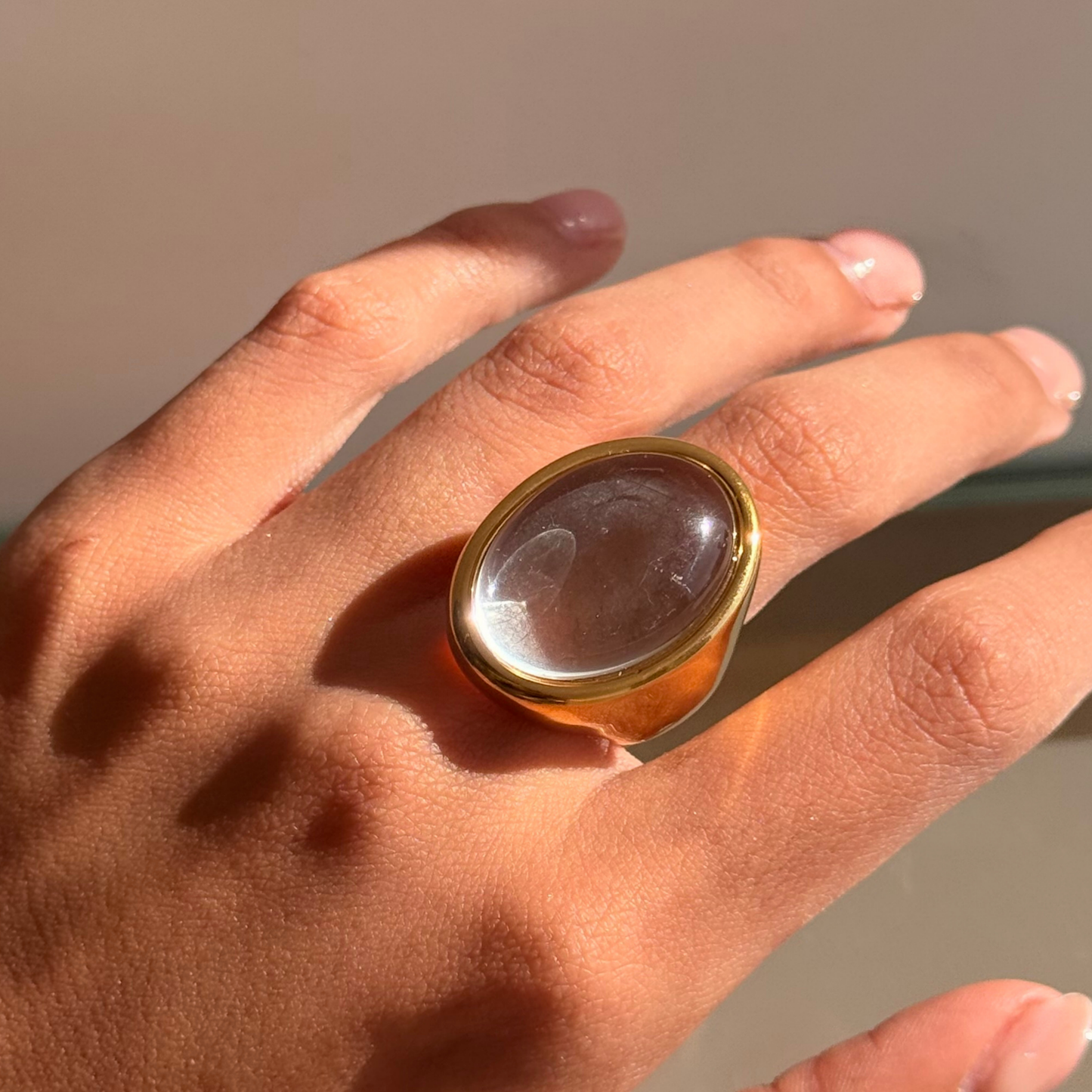 Clear Open Ring