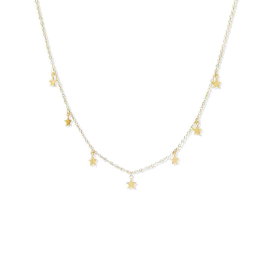 Multiple Star Golden Choker