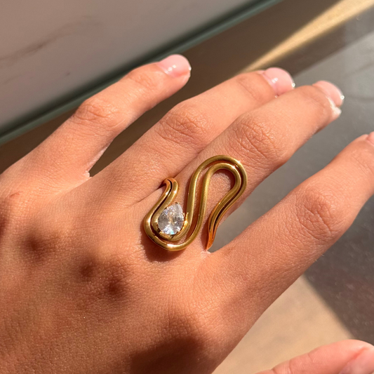 Trendy Irregular Spark Ring