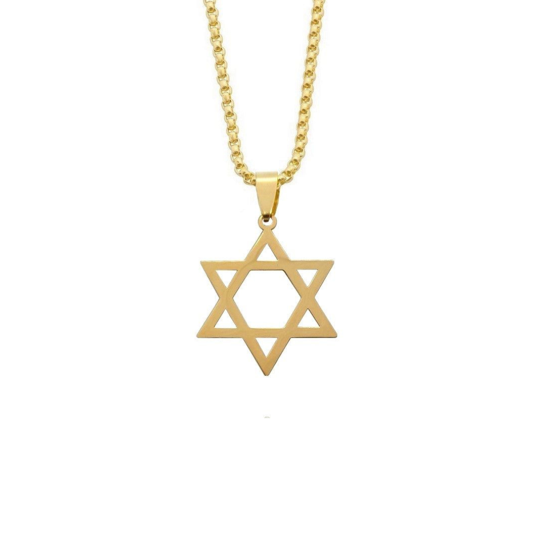 David star necklace