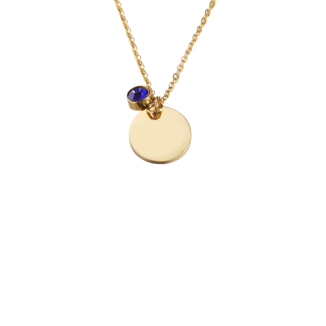 Gold Necklace September Month