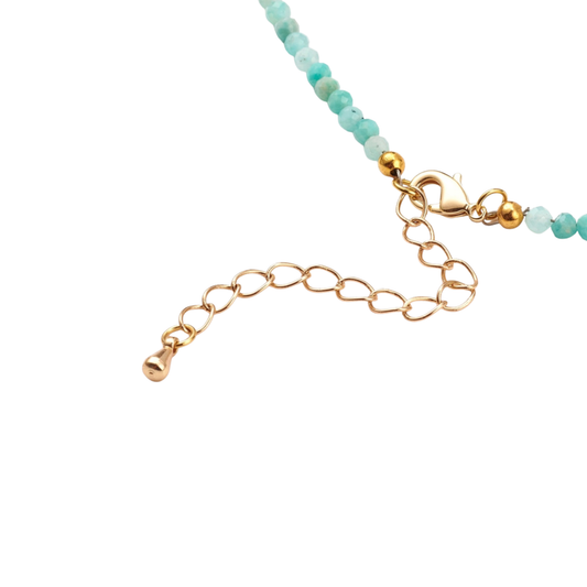 Necklace Stone Aguamarina