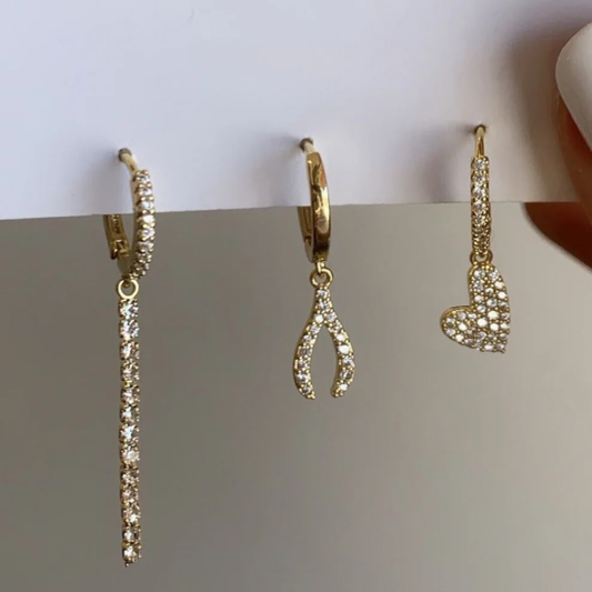 Lucky Charm Earrings Set