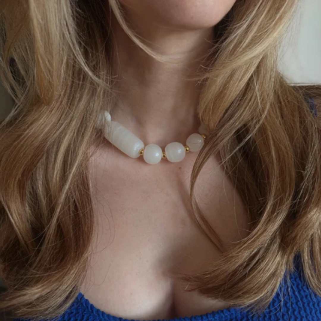 Clear Quartz Crystal Necklace