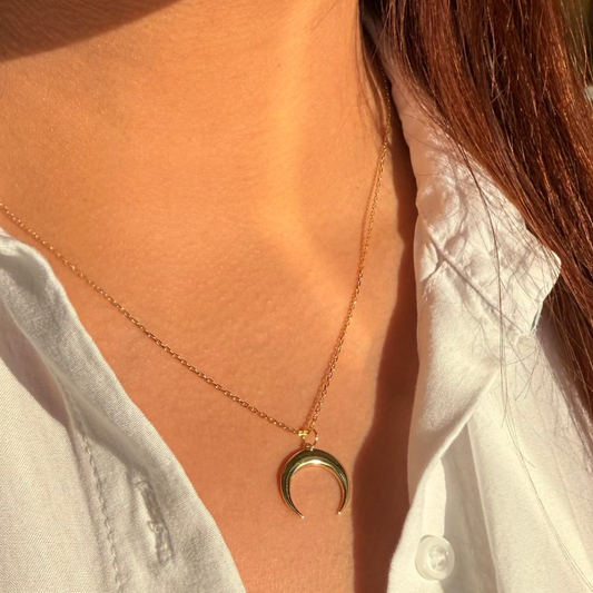 Golden Moon Necklace
