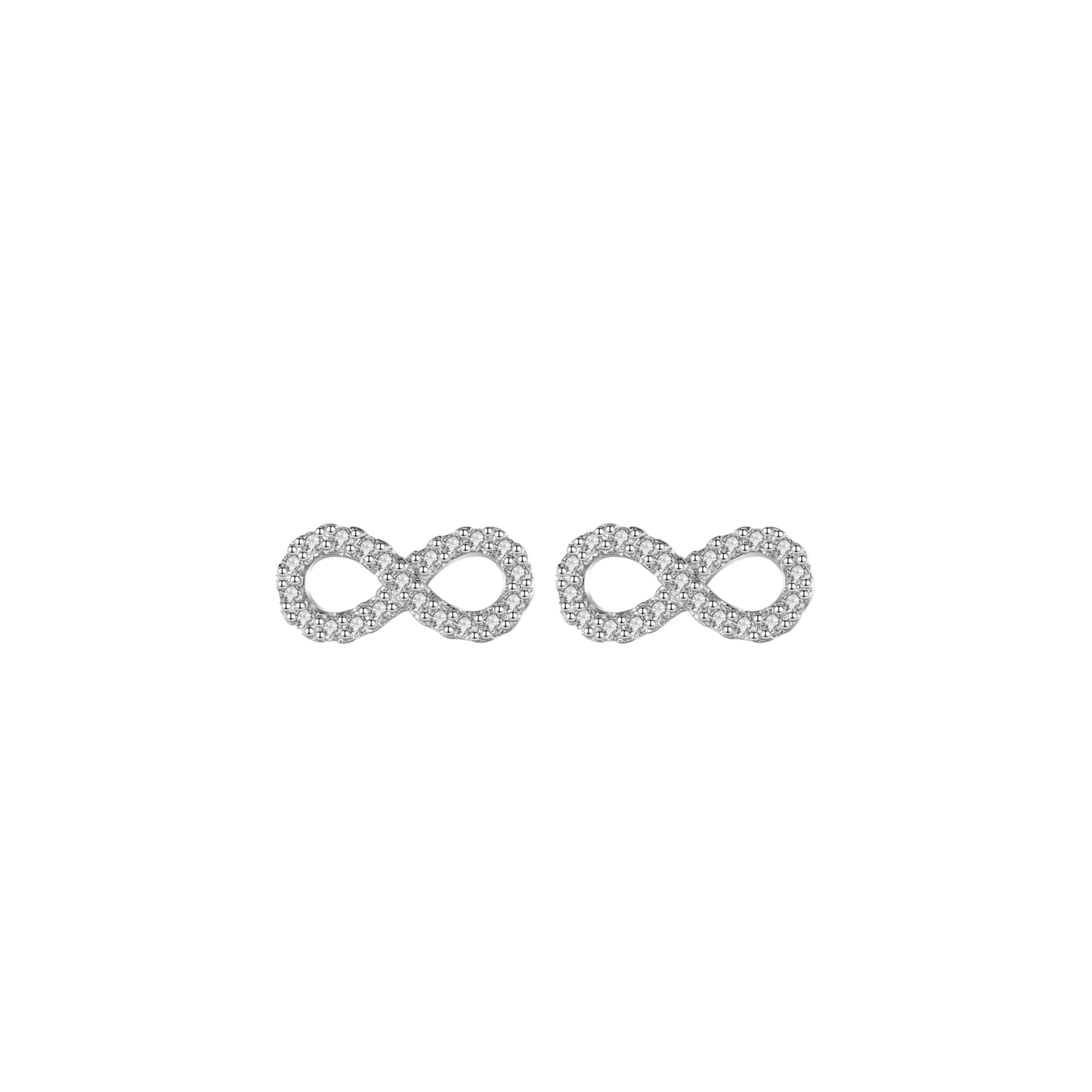 Infinity Spark Silver Studs
