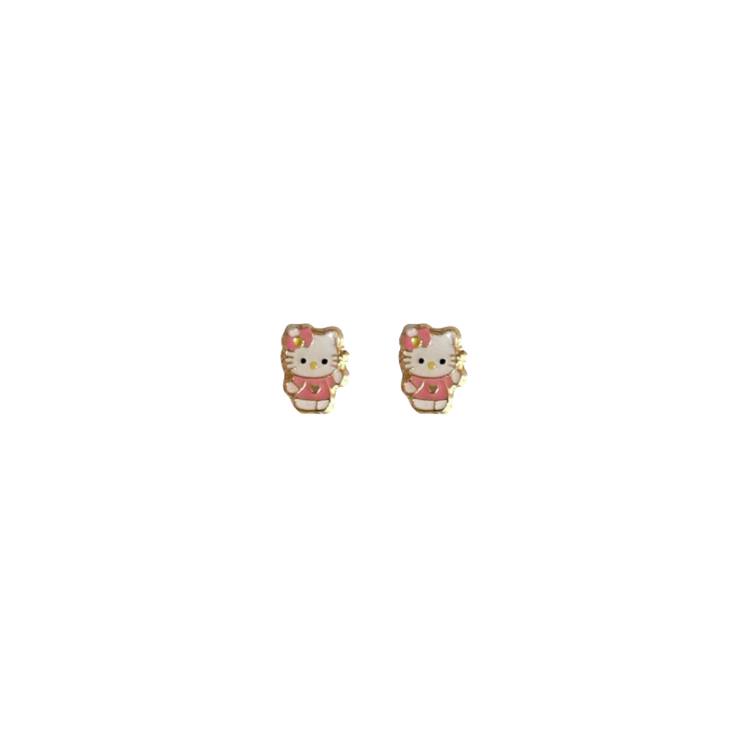 Hello kitty esmaltada 10k