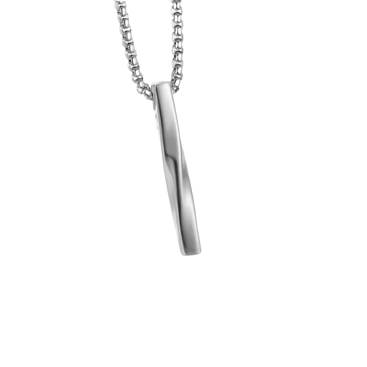 Twisted Silver Necklace