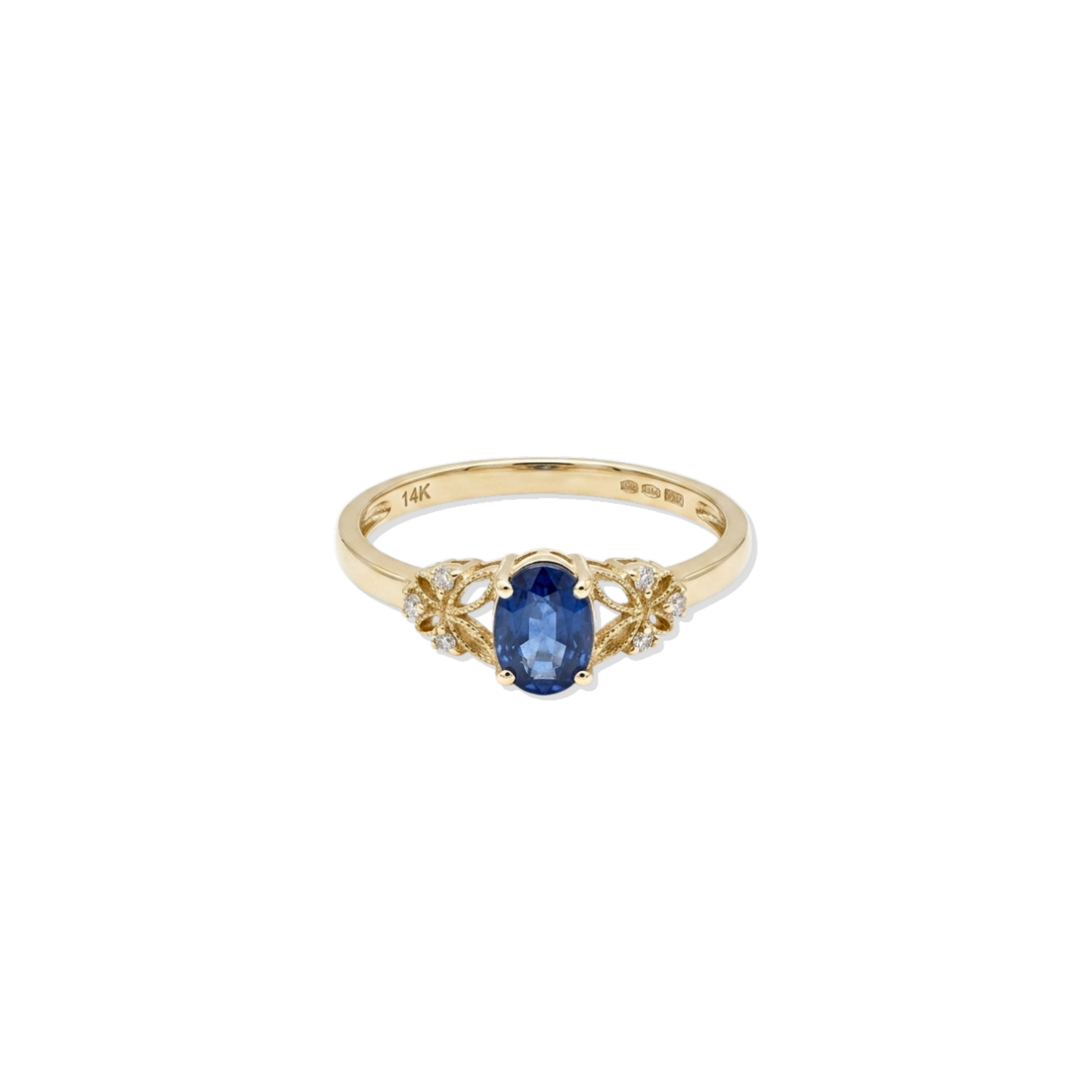 Anillo Lumi Zafiro 14k