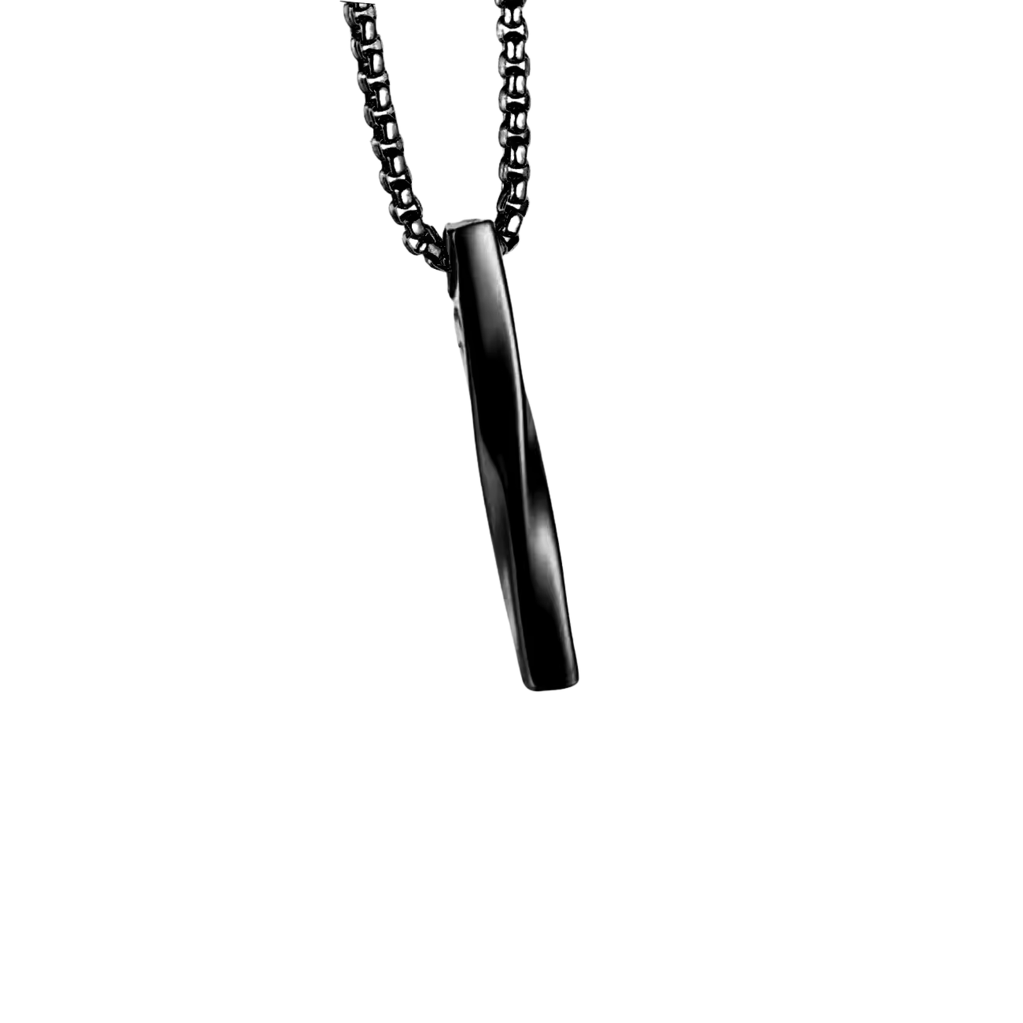Twisted Black Necklace