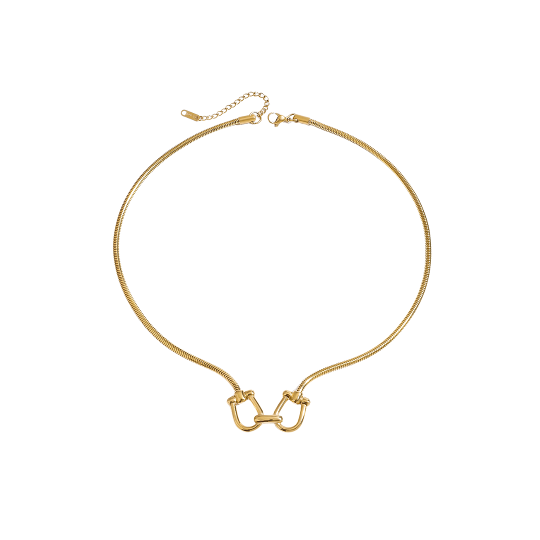 Golden necklace yurman