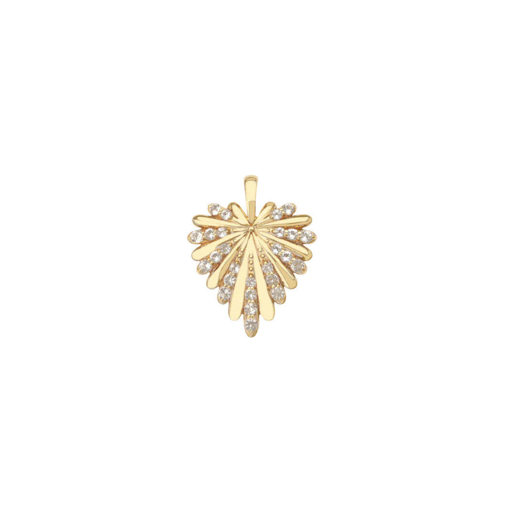 Sparkling heart charm