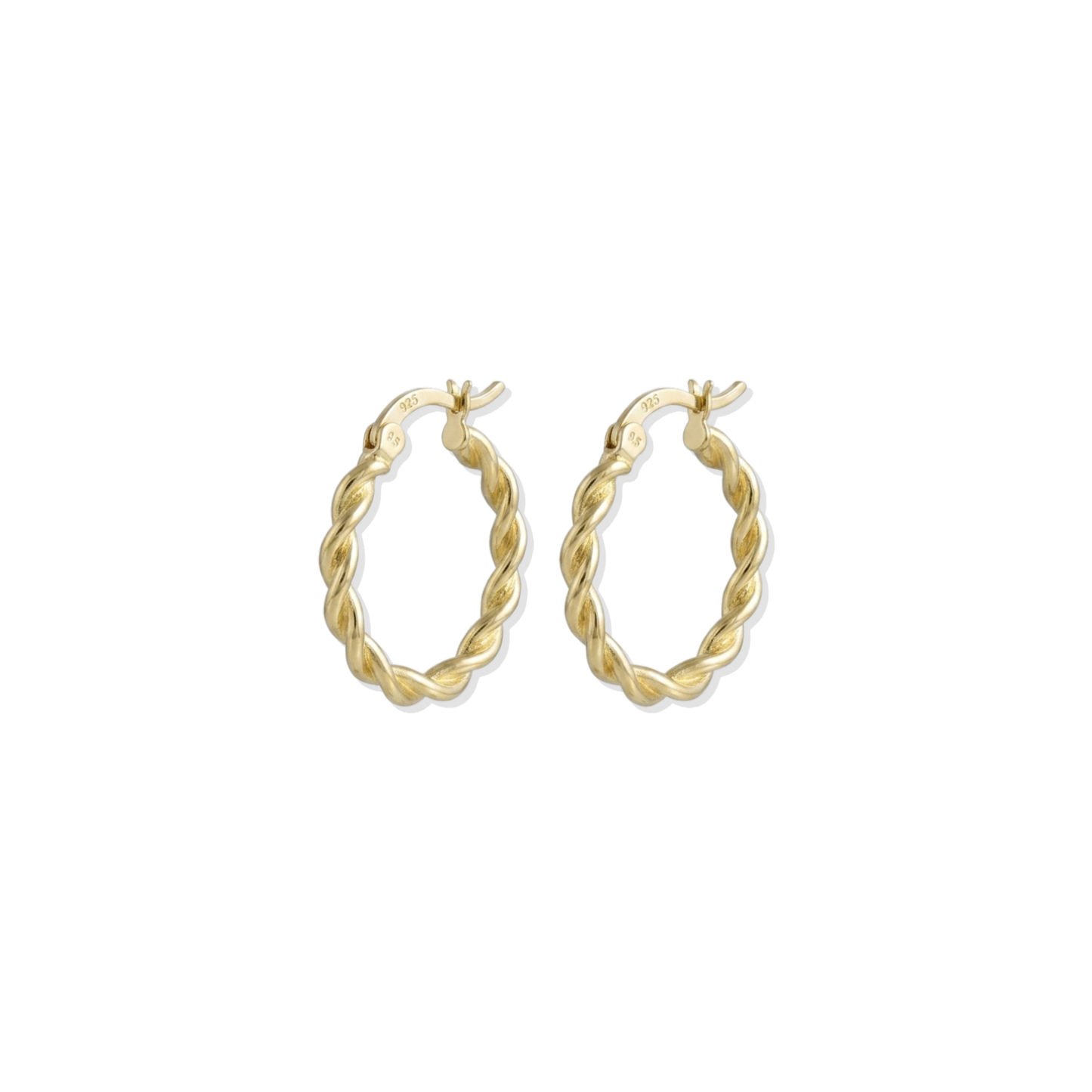 Golden Tiwst & Loop Hoops