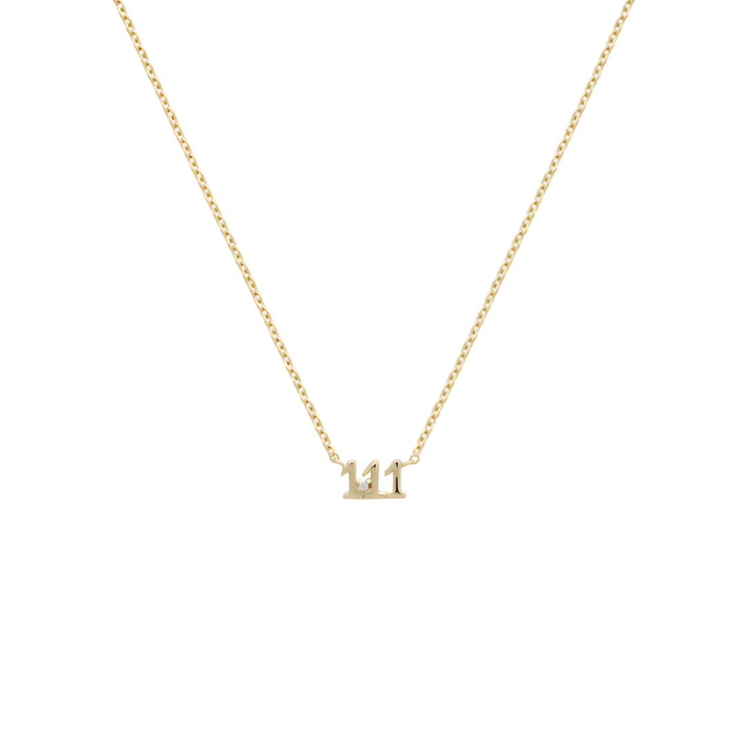 Angel number necklace