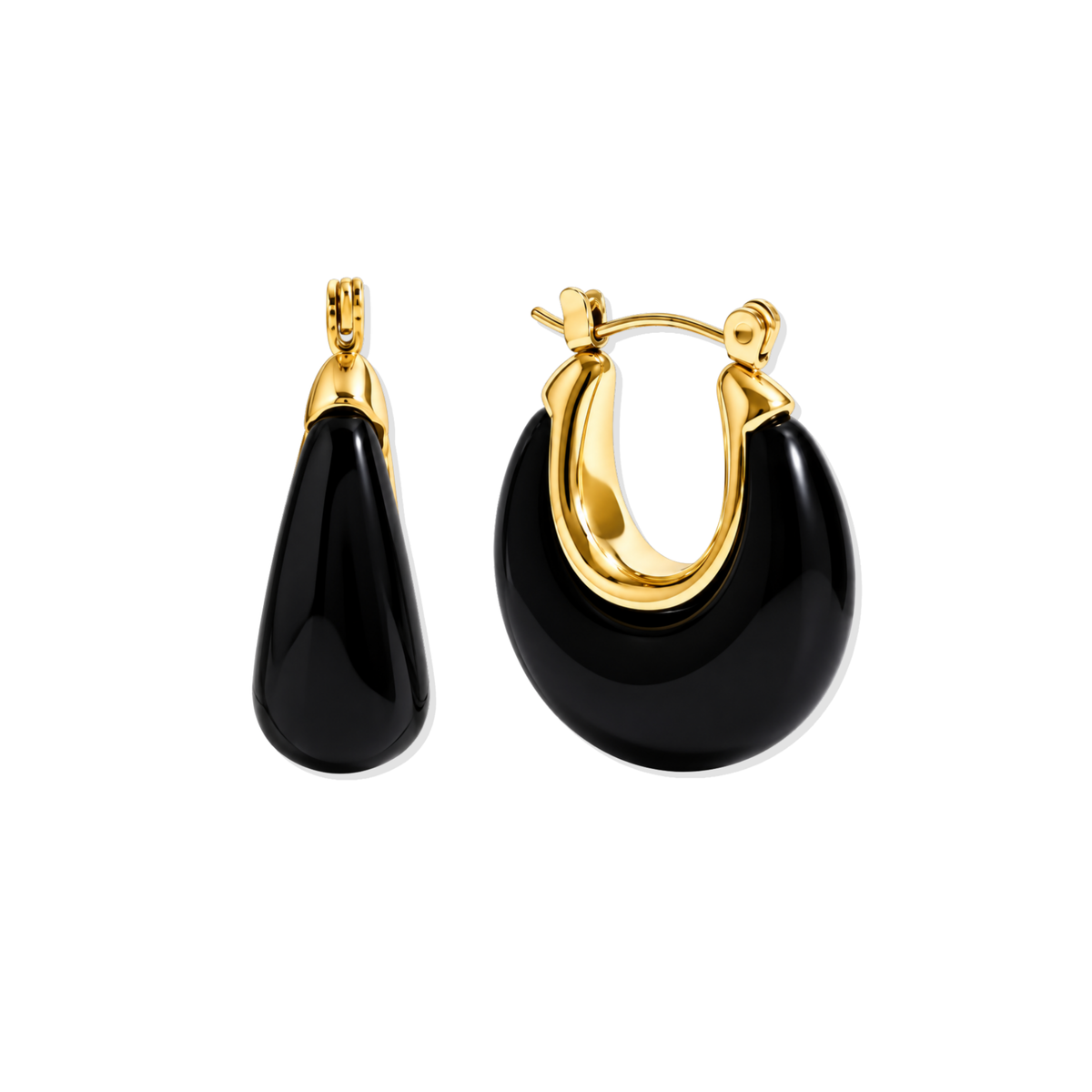 Black Hoops Amelia