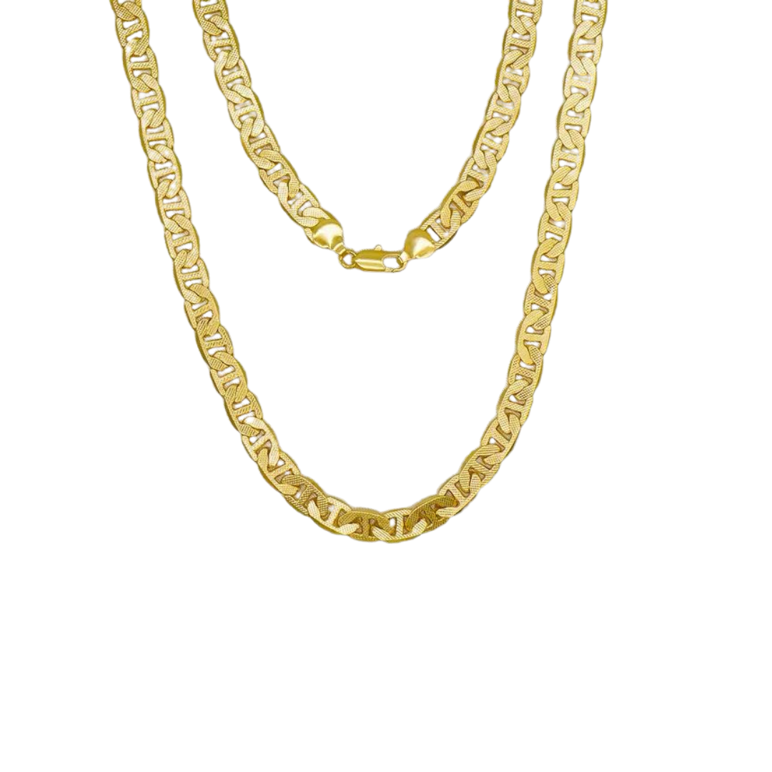 Classic chunky golden necklace