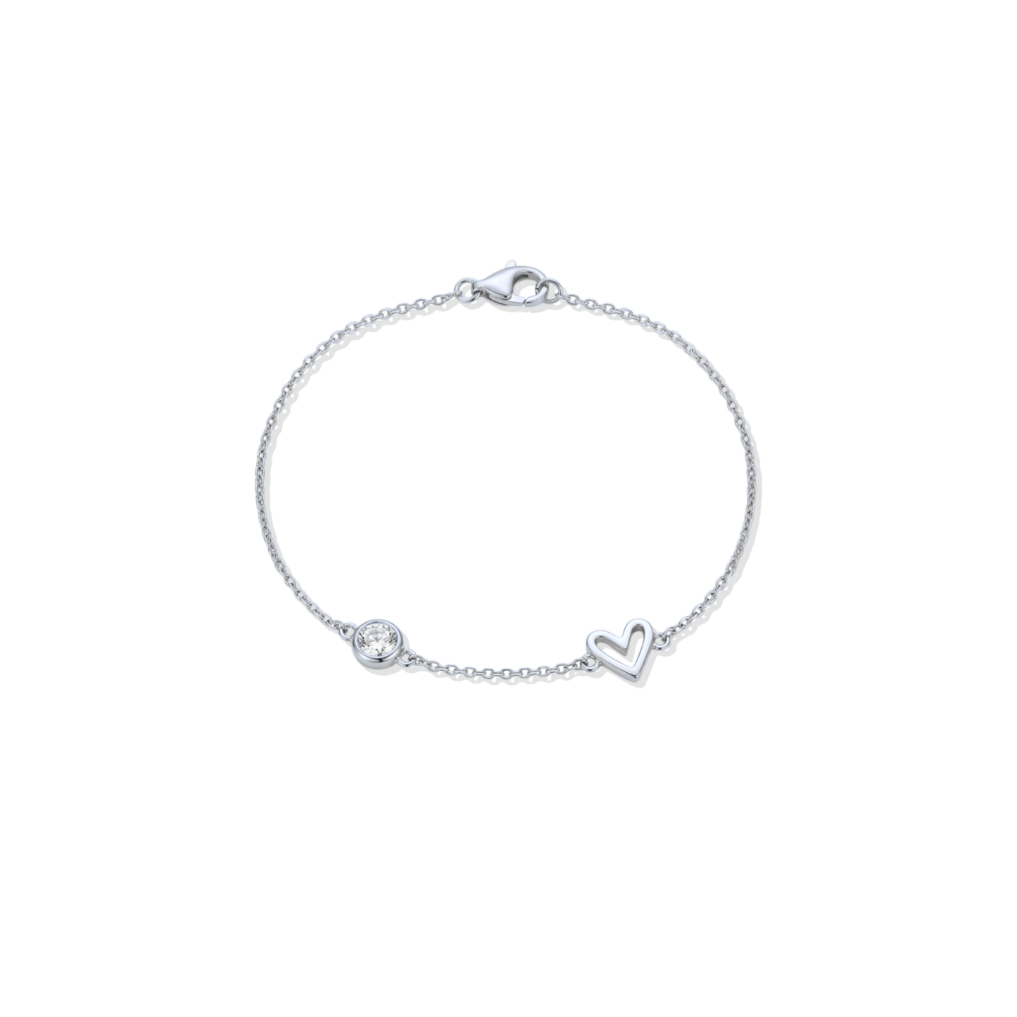 Silver Bracelet Love