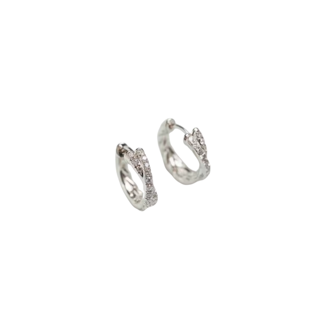 Silver hoops X
