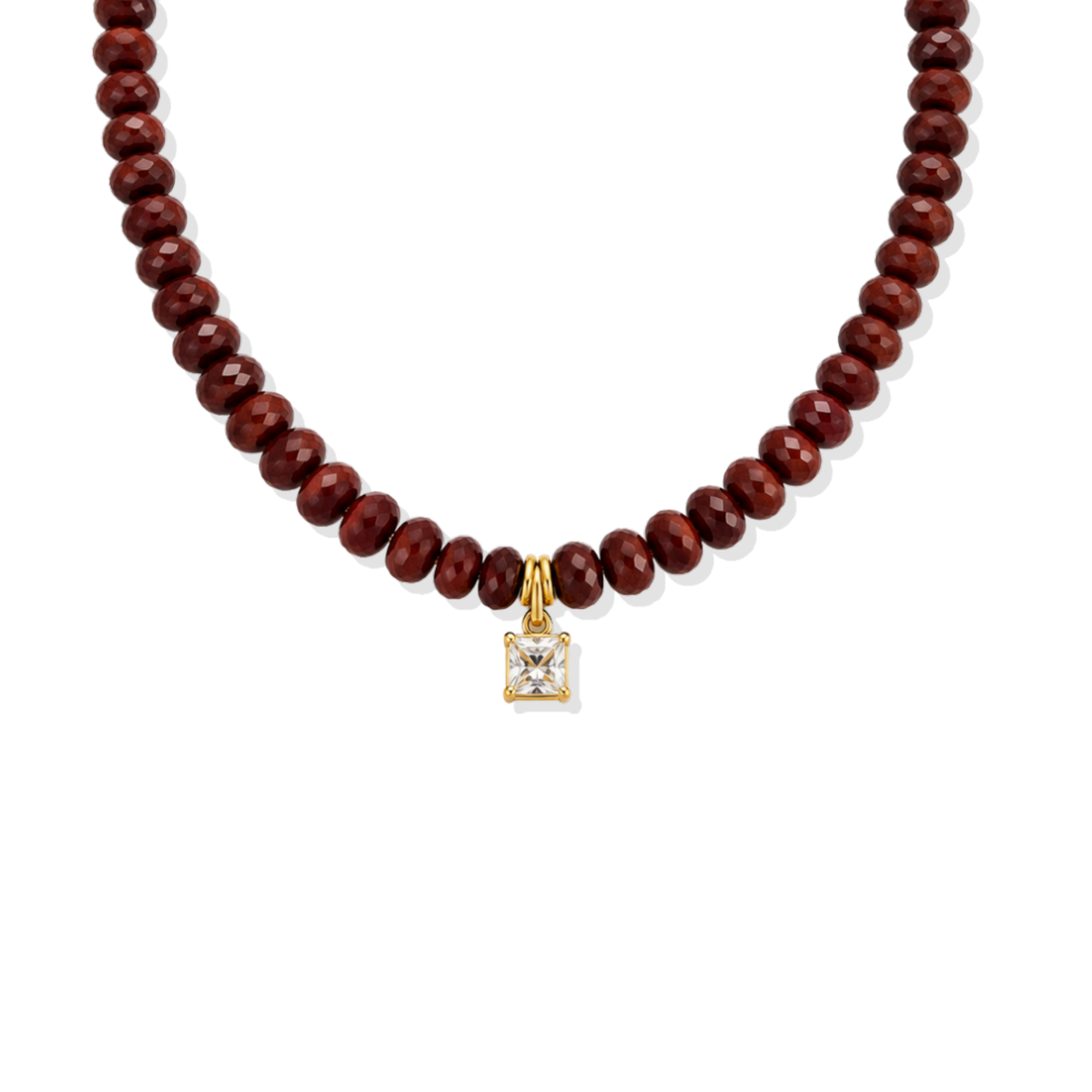 Nerea Burgundy Necklace