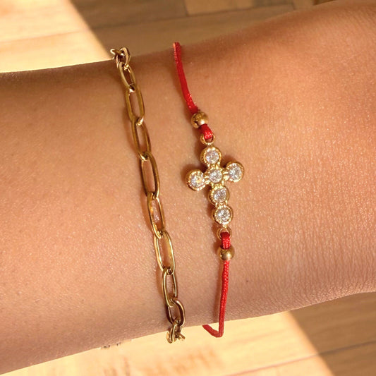 Double Red Thread Bracelet