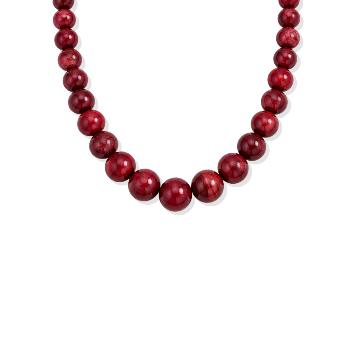 Carlota Burgundy Necklace
