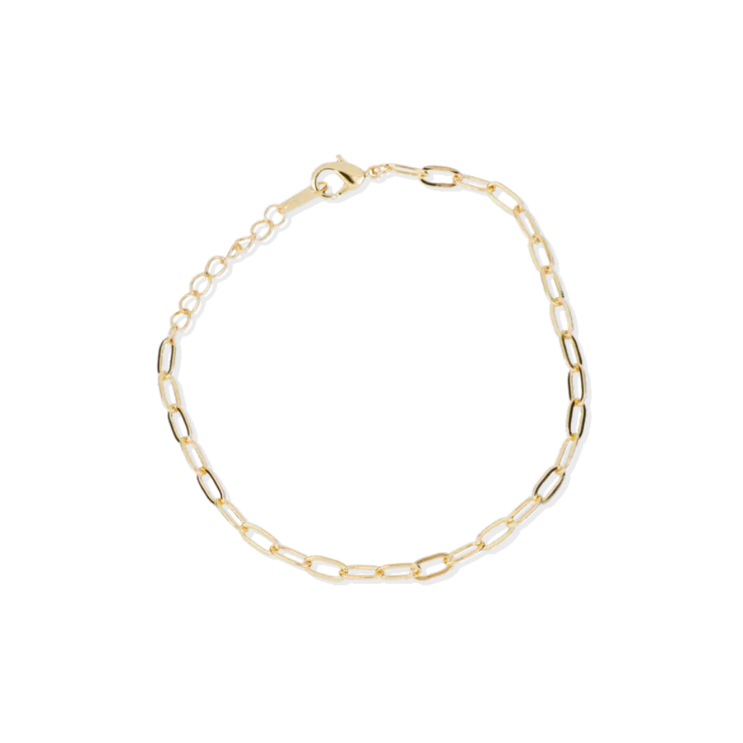 Plain anchor bracelet