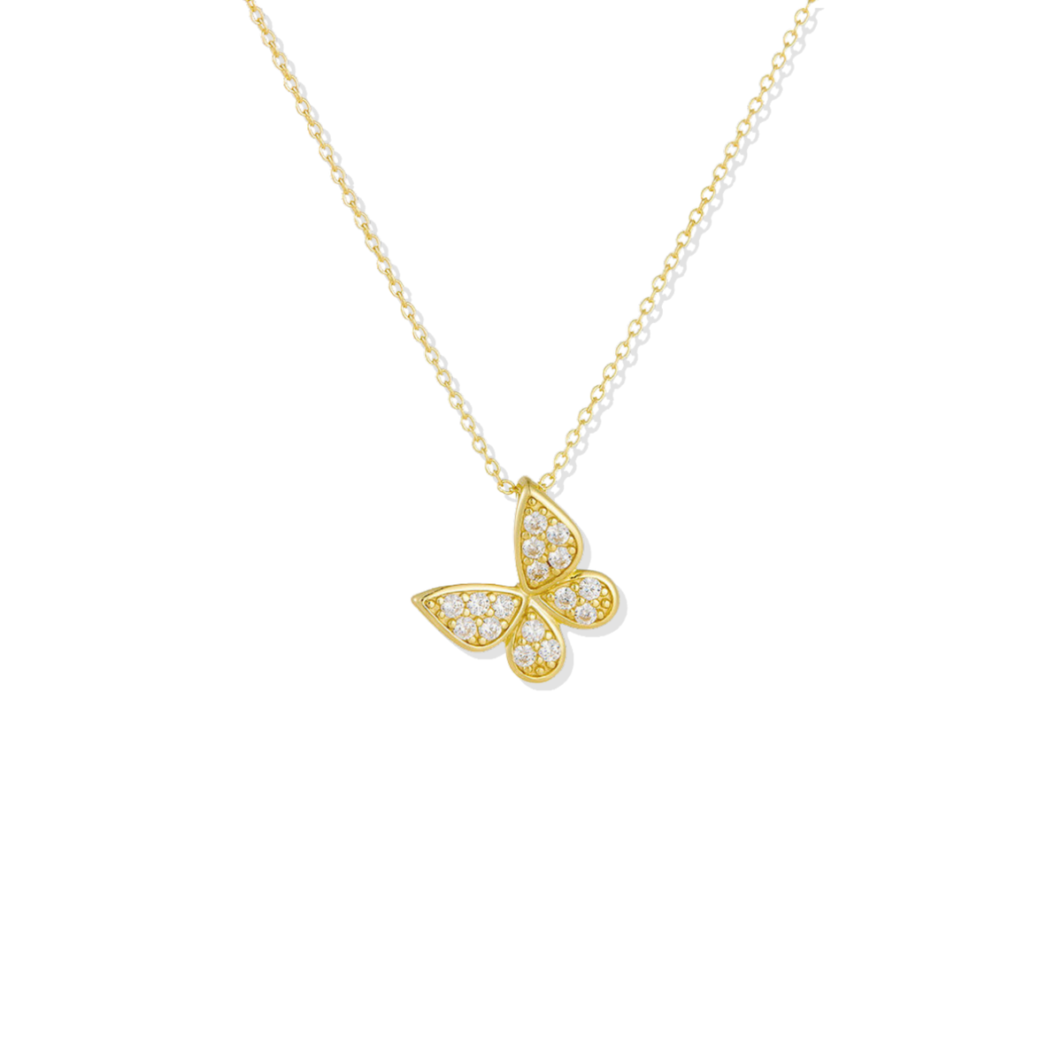 Gold Butterfly Necklace
