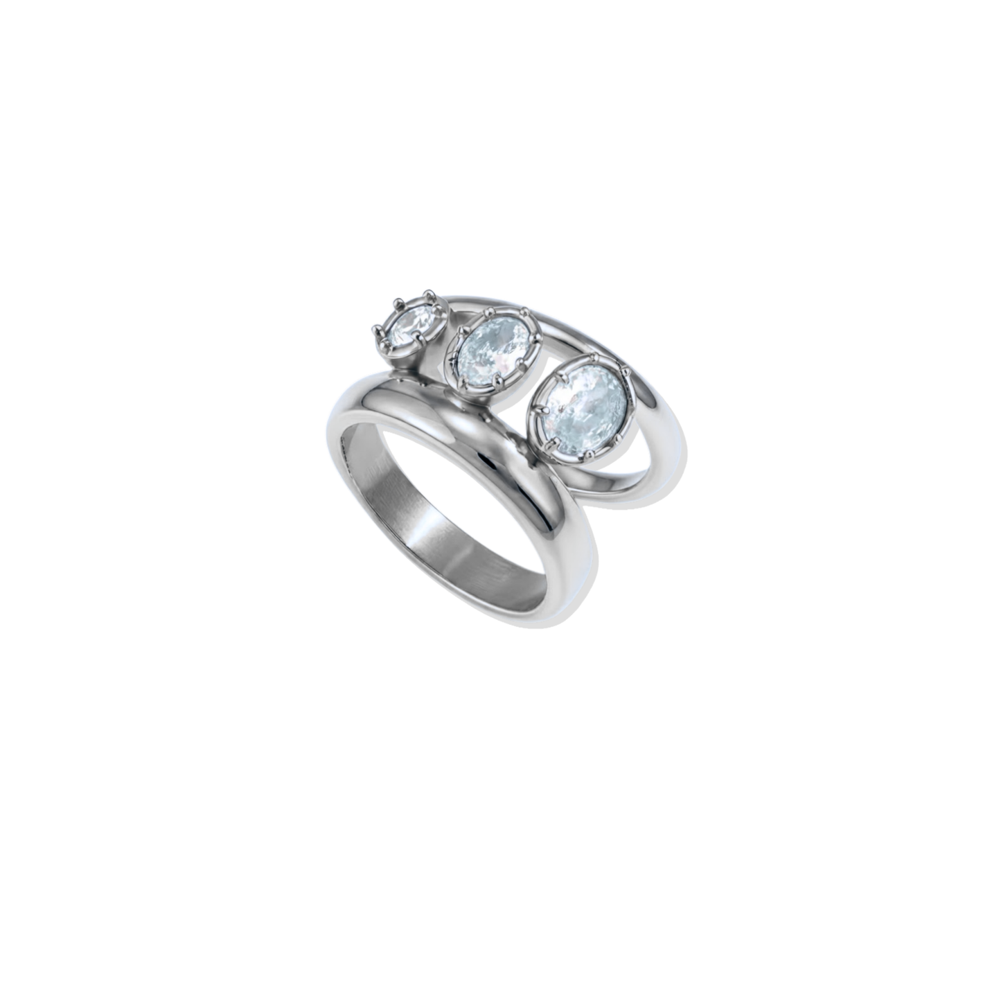 Open Work Silver Ring