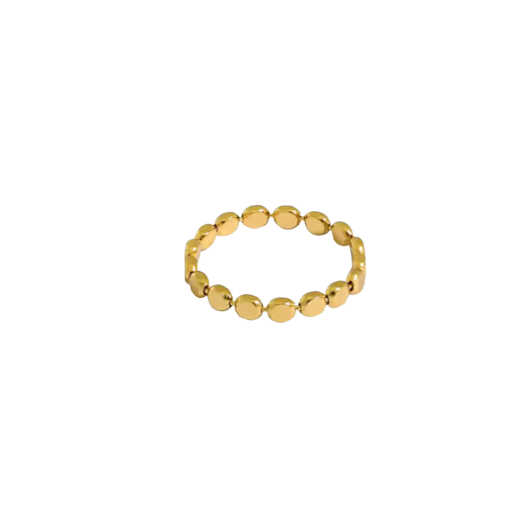 Dotted golden ring