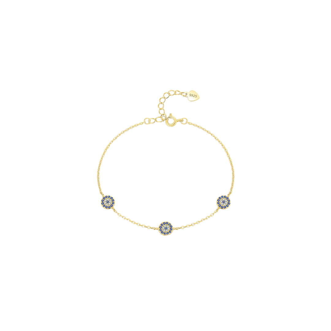Gold Bracelet With Rebecca Eye