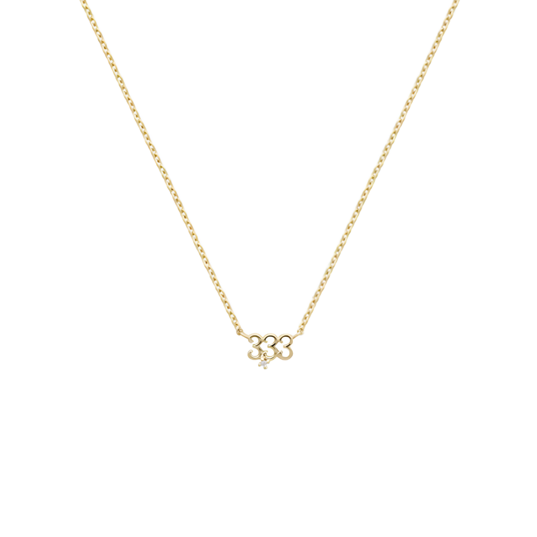 Angel number necklace