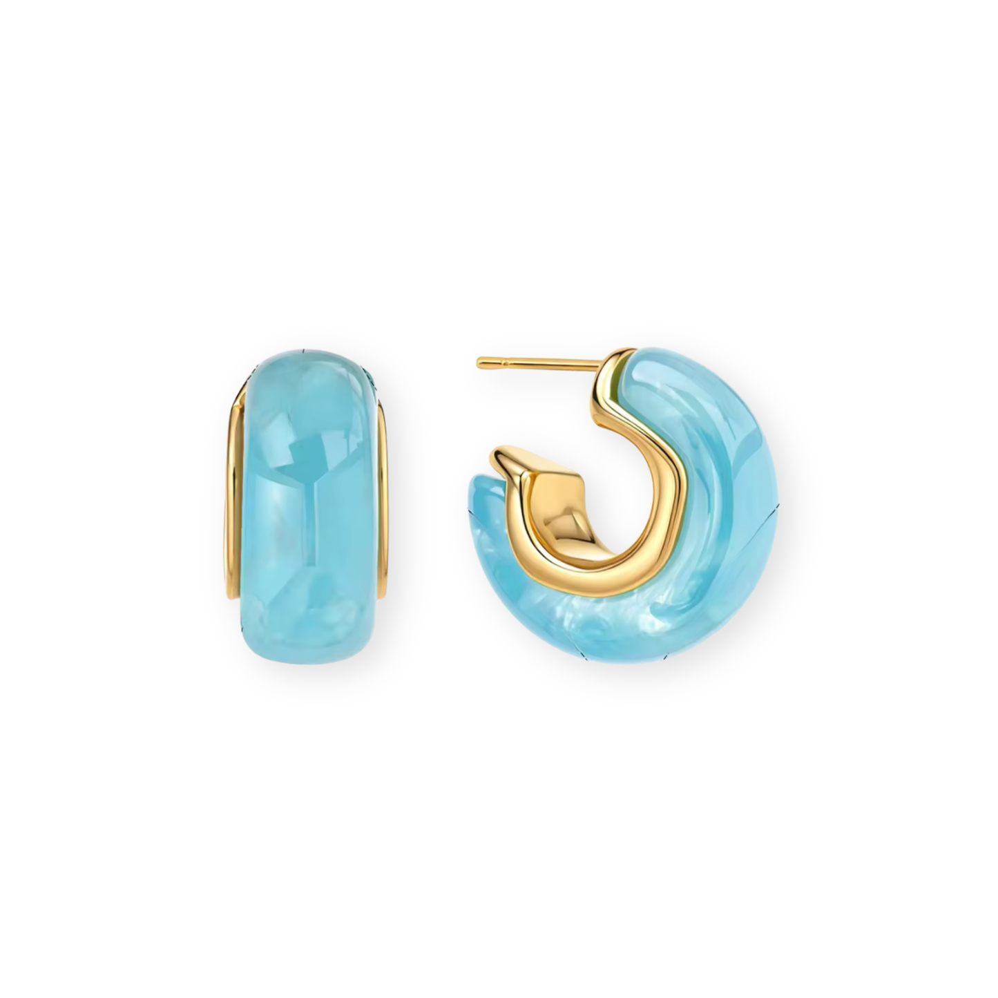 Noely Sky Blue Hoops