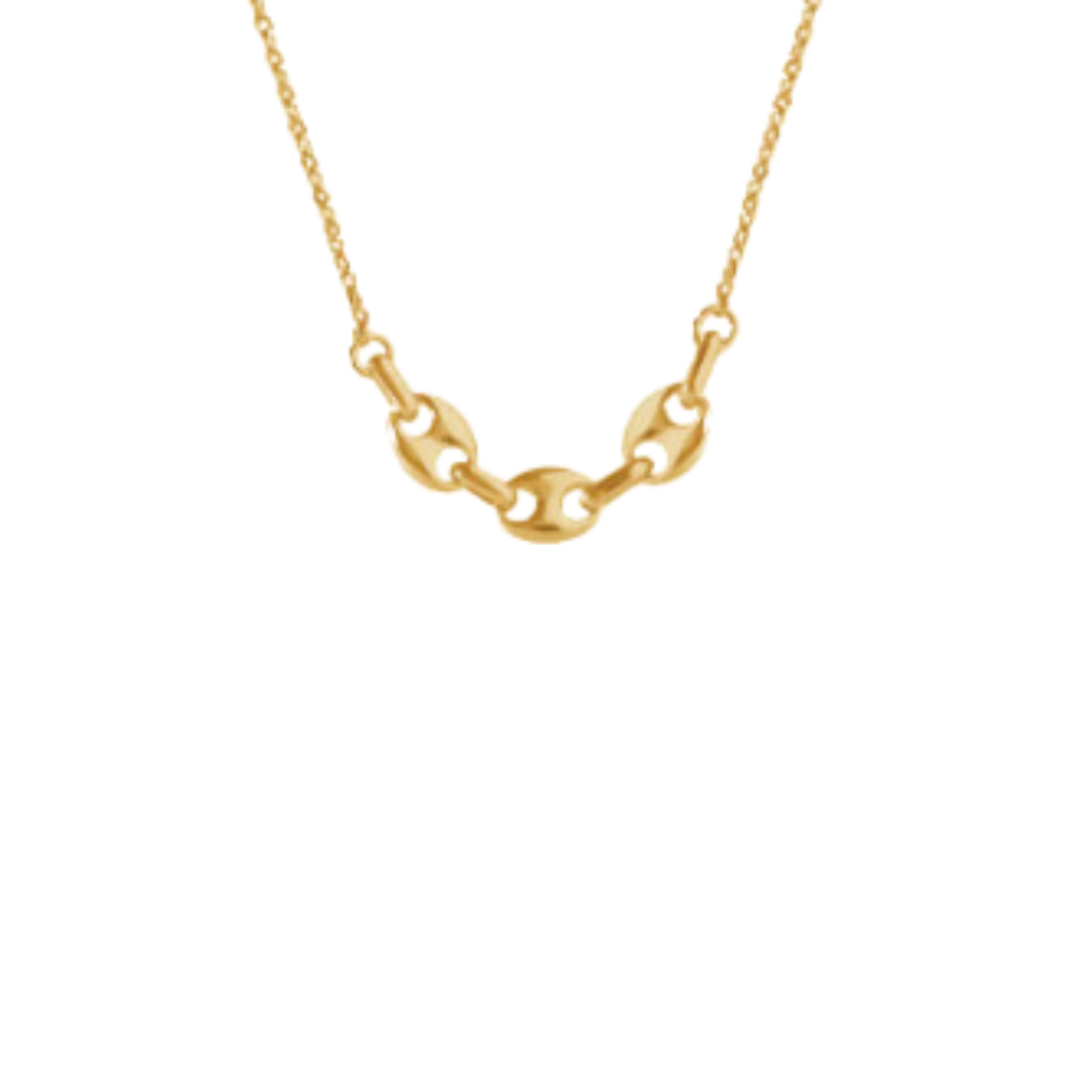 Token golden necklace