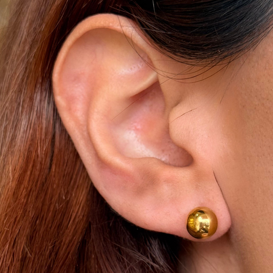 Gold Stud Earrings