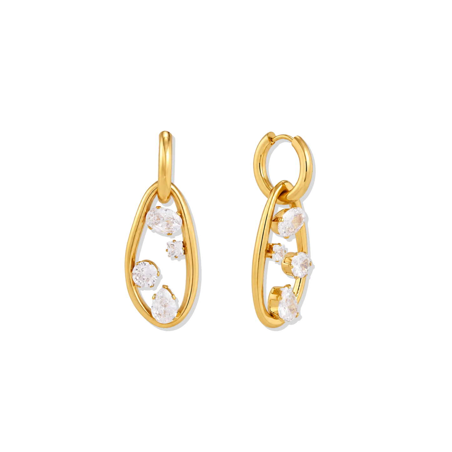 Golden Earrings Luxury