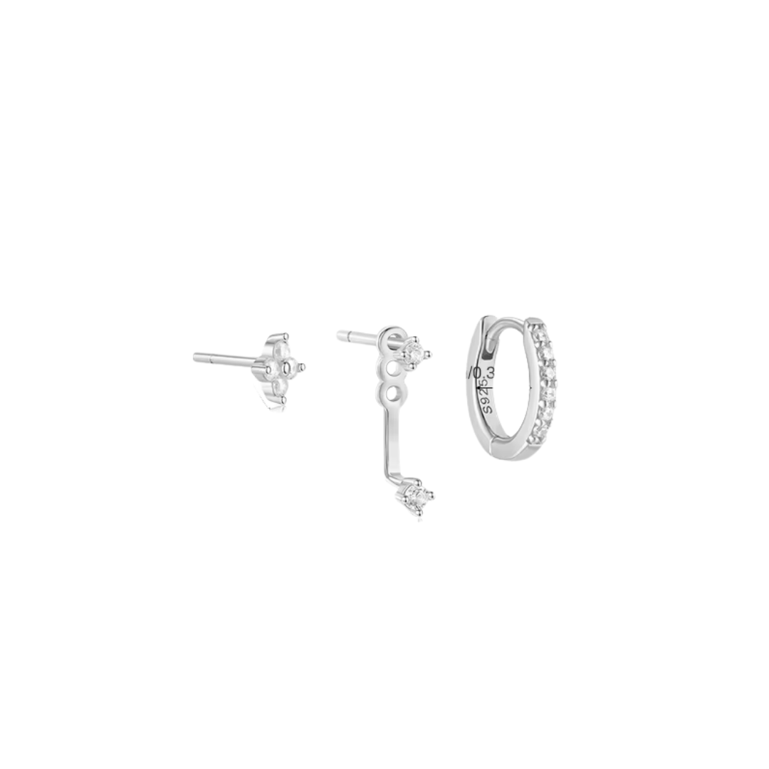 Silver Piercing Set Lilian