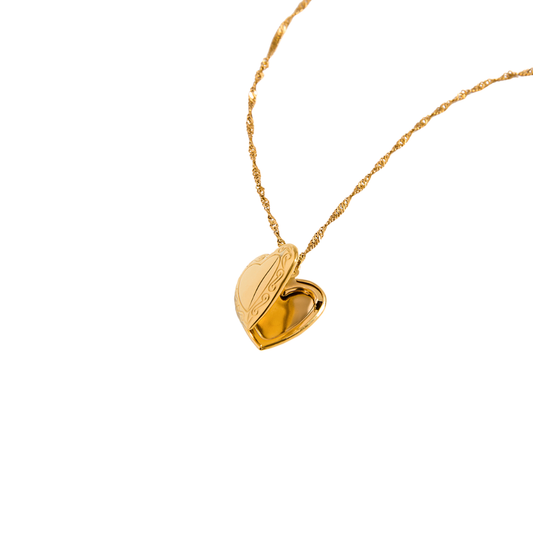 Golden Locket Necklace