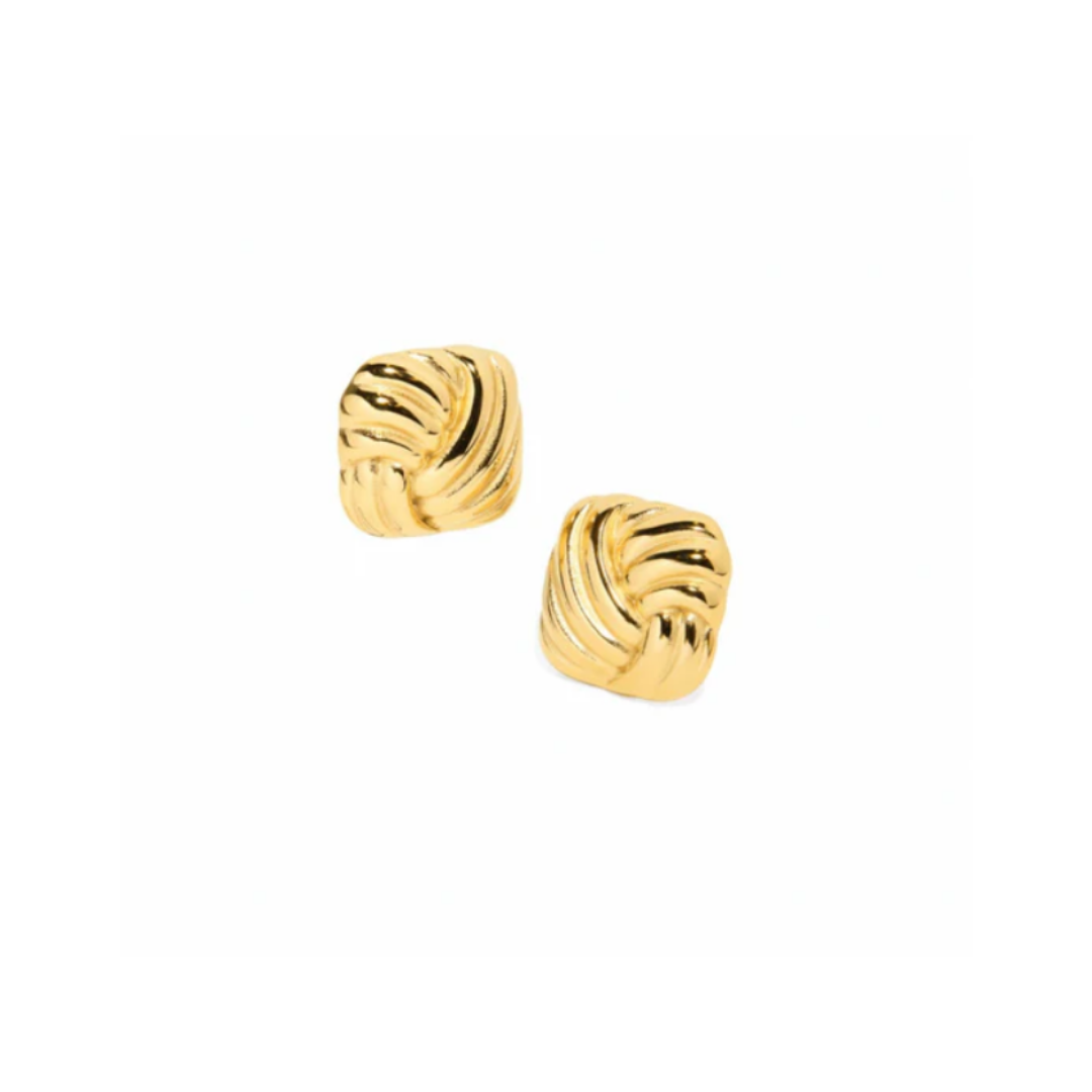 The carpi - squared line stus earrings