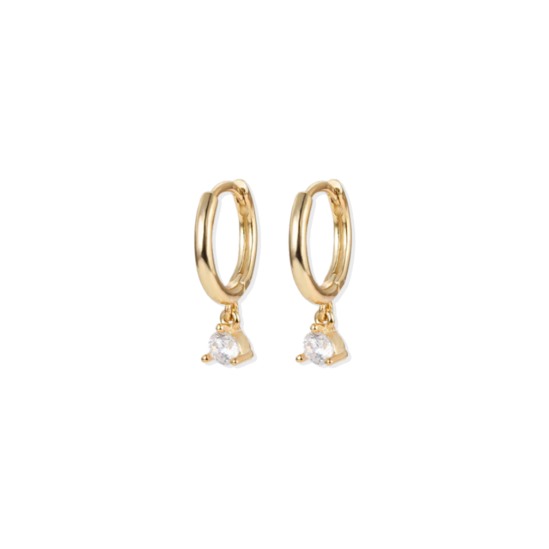 Glimmer White Hoops