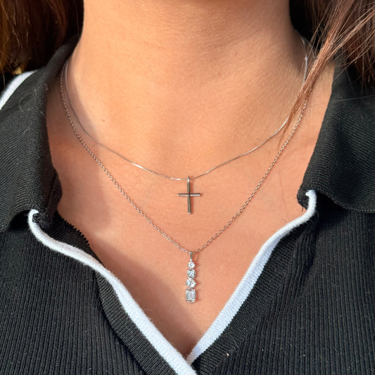 Silver Necklace Romina
